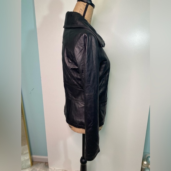 KENNETH COLE Leather Jacket size S - Picture 4 of 12